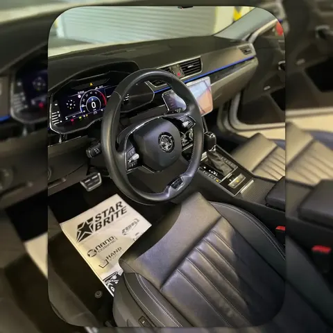 Kompletné čistenie interiéru Škoda Superb